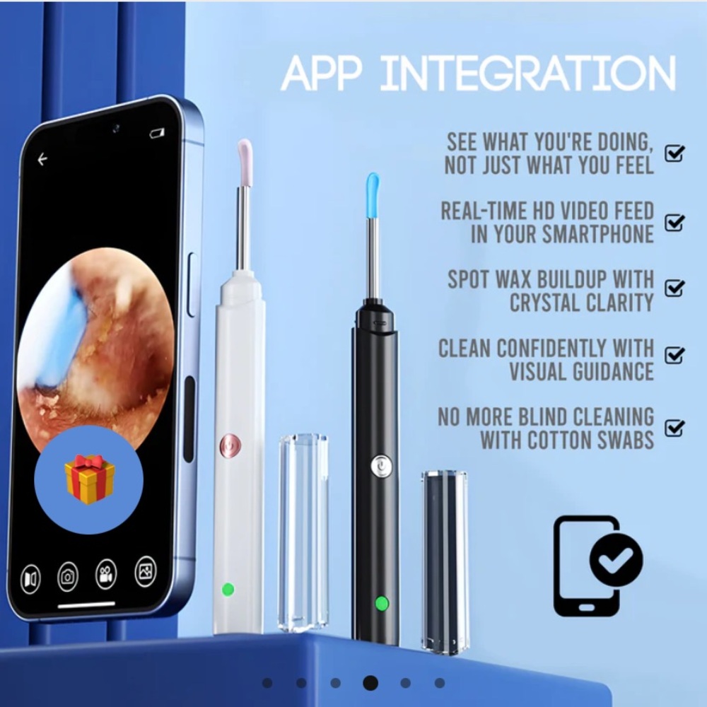 Ear Wax Removal Kit - Ear Cleaner with Camera